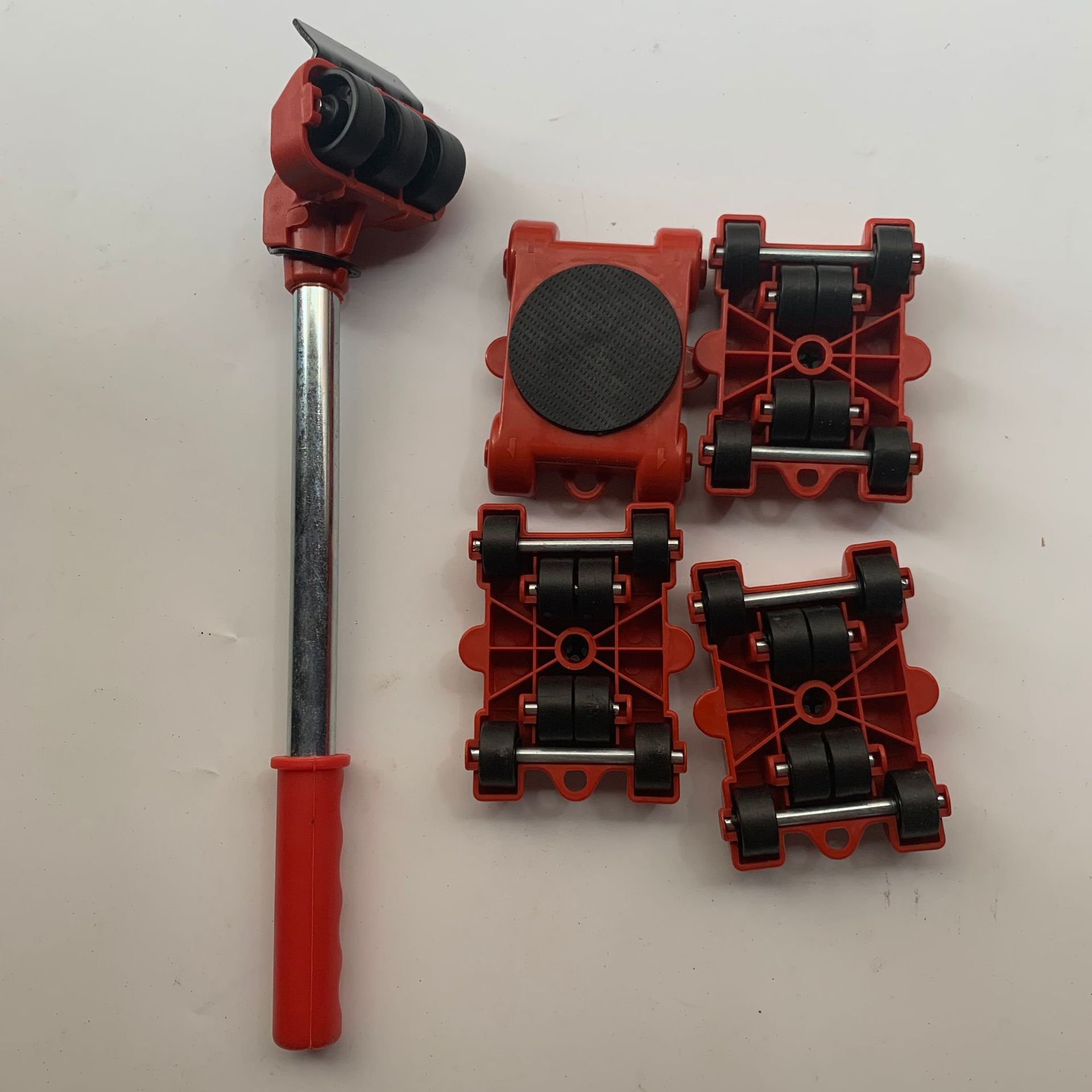 New 5-piece caster plastic convenient moving device heavy object moving device pulley moving moving tool