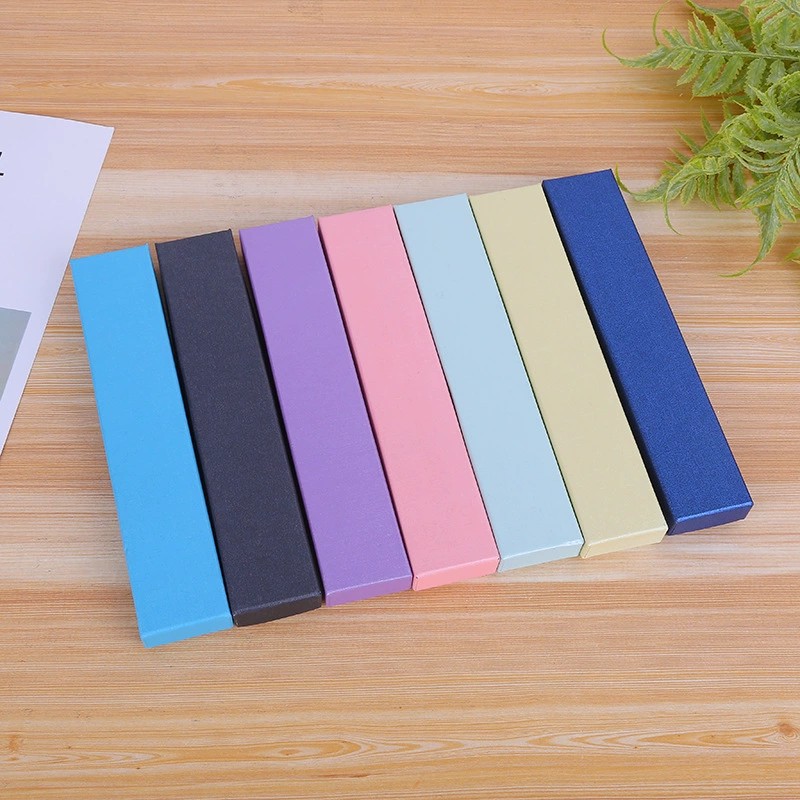 Spot wholesale 6 inch Macaron color fan Box 7 inch heaven and earth cover fan gift box printed logo