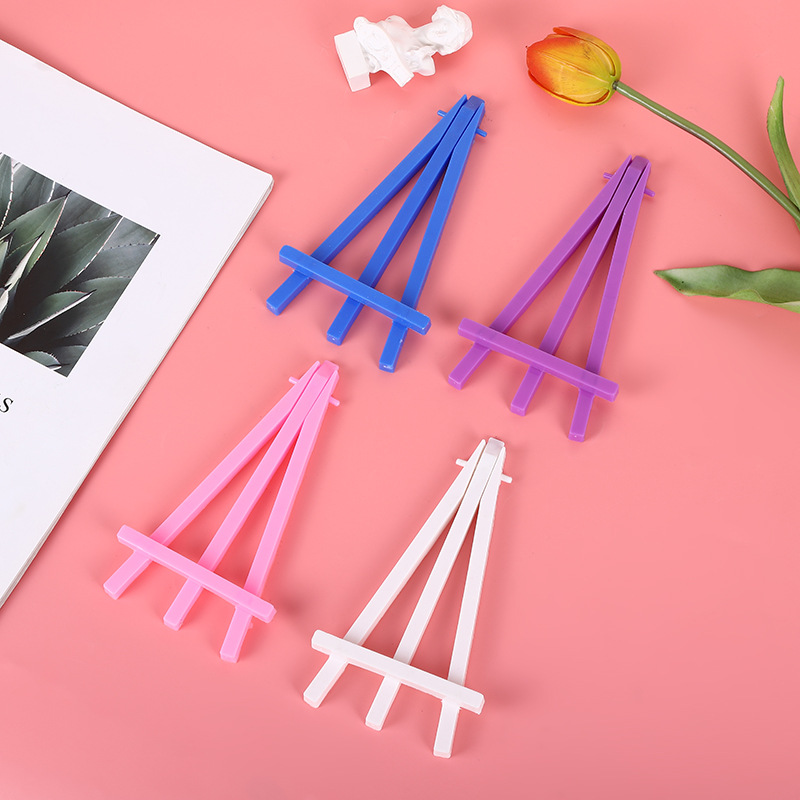 Display small easel plastic Mini children's easel mobile phone holder painting display tripod