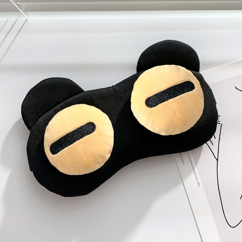 New Cute Funny Eye Mask Men's and Women's Children's Sleep Shading Eye Mask to Relieve Eye Fatigue Cold and Hot Compress Eye Mask