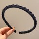 1# braid headband-Black