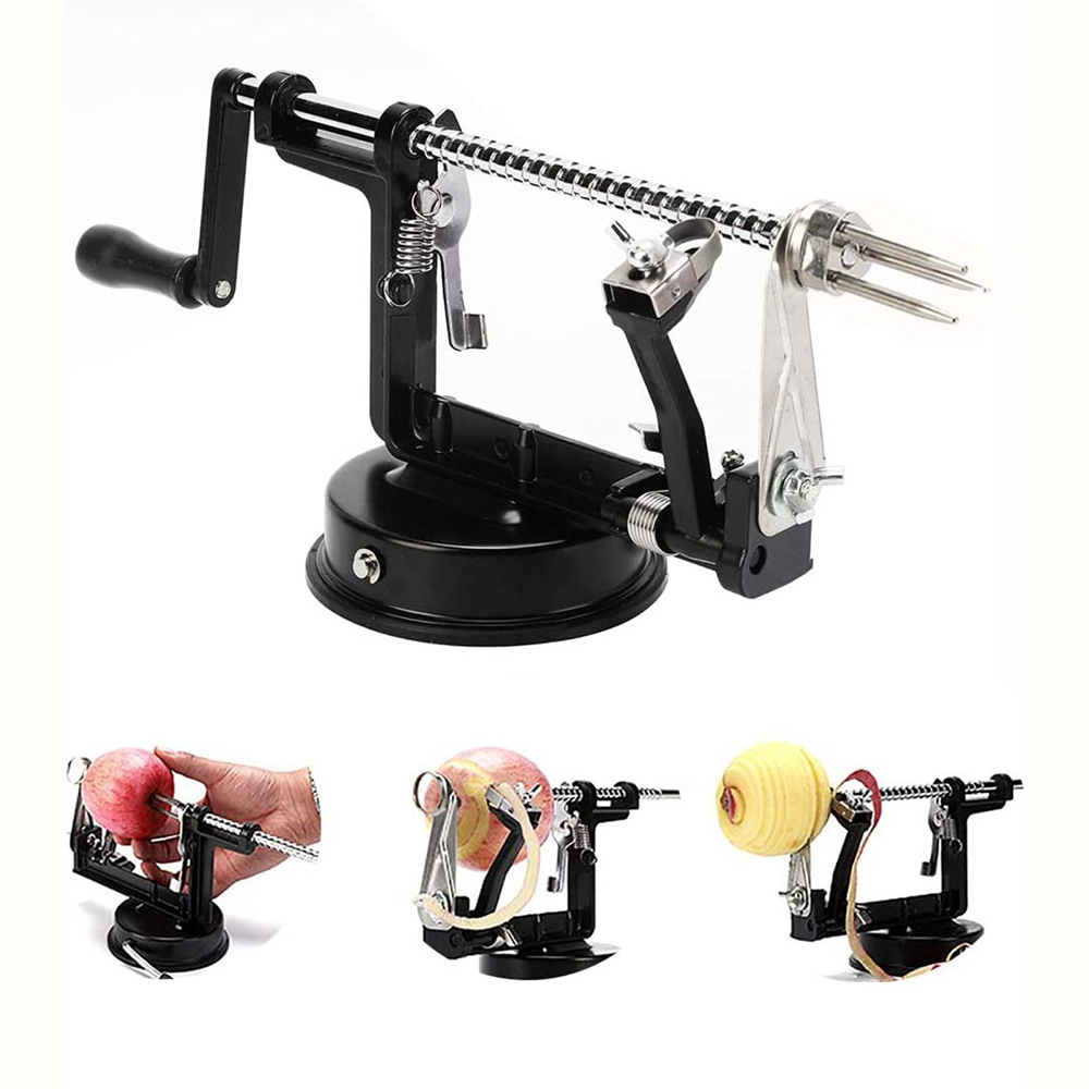 Factory wholesale hand-operated household artifact Apple peeler commercial multi-functional three-in-one full manual Peeler