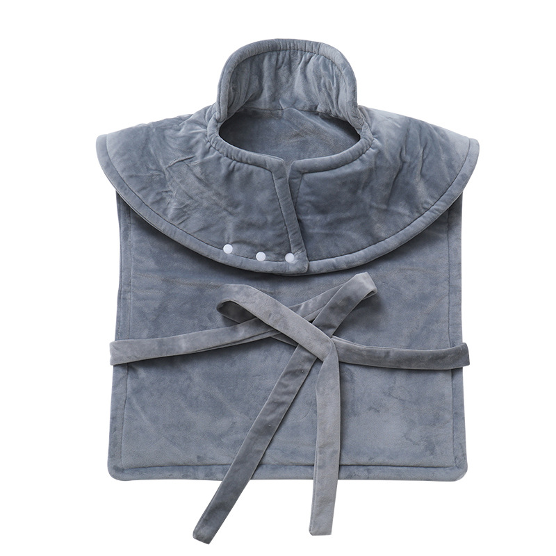 Amazon heating pad shoulder neck back electric heating shawl multi-functional ten-gear warm body hot compress vest waistcoat washable