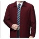 2020 Spring and Autumn Middle-aged Coat Men's Jacket Men's Coat Jacket Collar Button Men's Dad