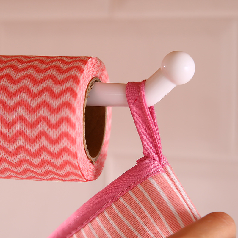 Punch-free Kitchen Special Tissue Holder Roll Paper Holder Hanger Preservation Film Storage Rack Toilet Paper Hook Rag Holder
