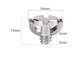 1/4 Quick-fit plate screw