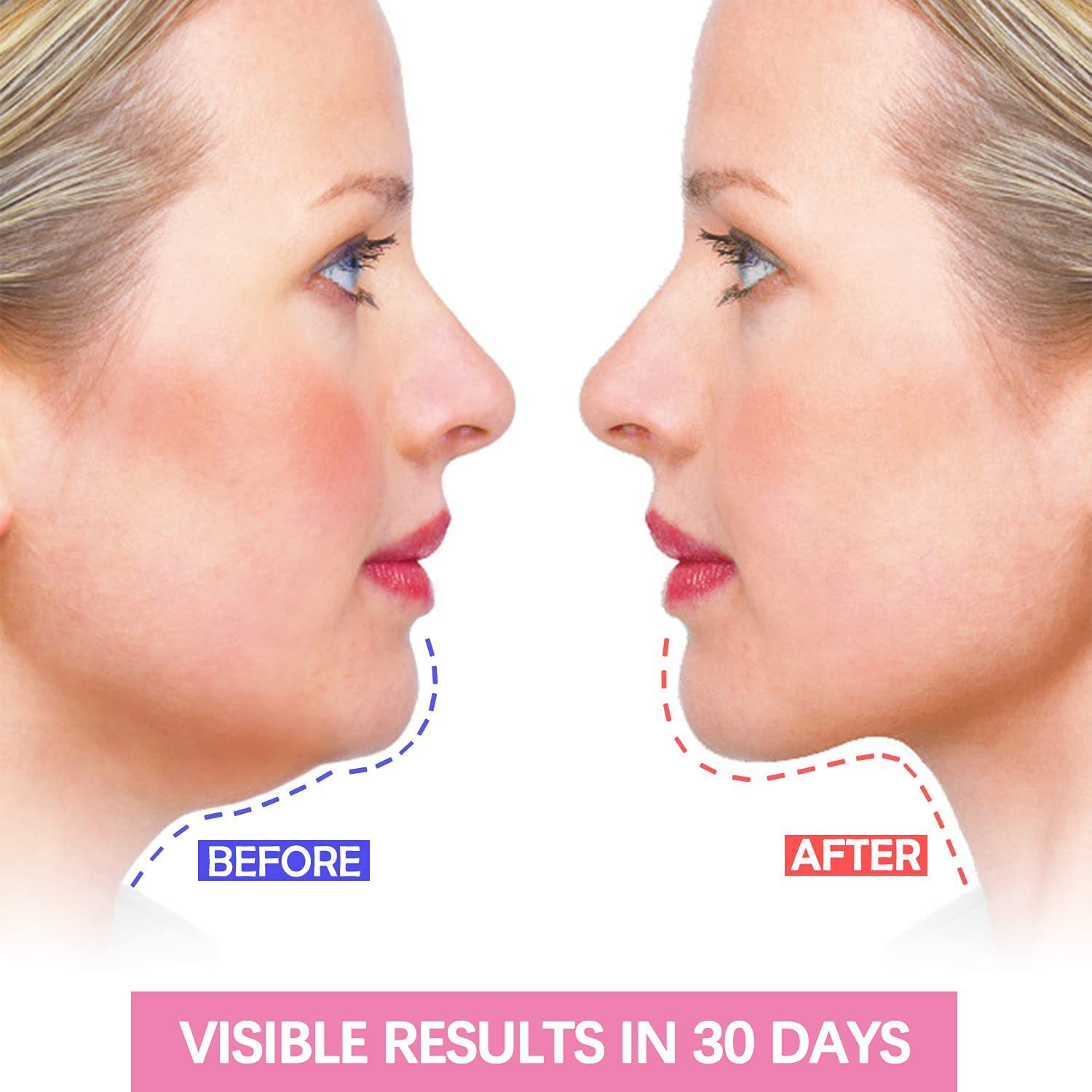 V-Shaped Mask Anti-Wrinkle Mask Reusable Double Chin Reducer Chin LIFT Mask Face Strap