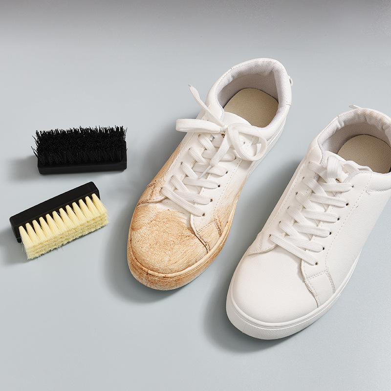 Sneakers Cleaning Soft Hair Shoe Brush Plastic Fiber Hard Hair Household Board Brush Do Not Harm Shoes Decontamination Plastic Brush Factory Wholesale