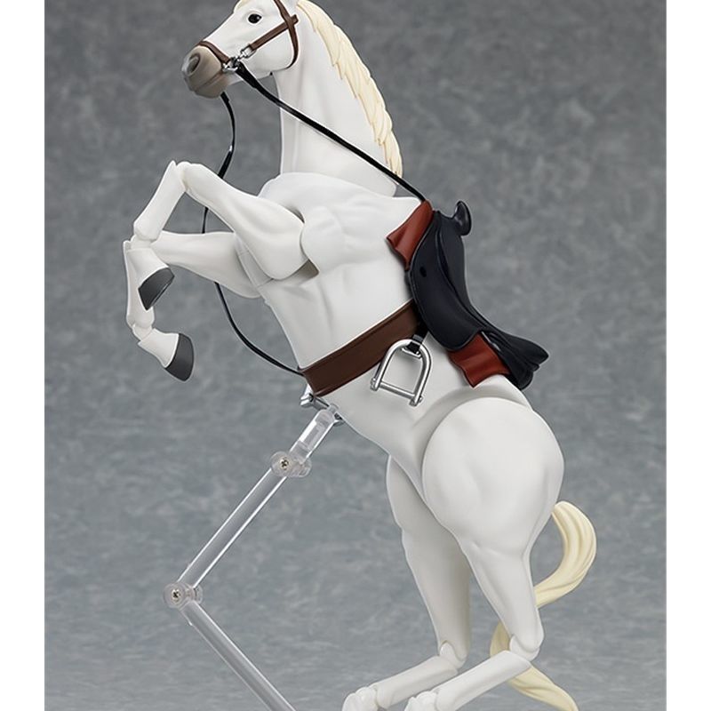 国産良質版関節強化figma馬2.0版素体白馬ブラウン馬可動フィギュア置物|undefined