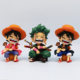 One piece sitting posture Q series Luffy suolong Shanzhi fashion play GK hand-made doll model car decoration