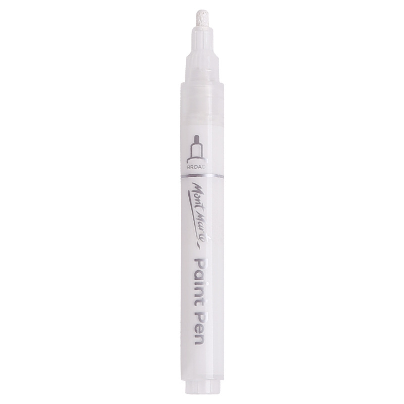 Montmartre white high-light pen acrylic marker waterproof non-fading acrylic thick head quick-drying metal marker pen