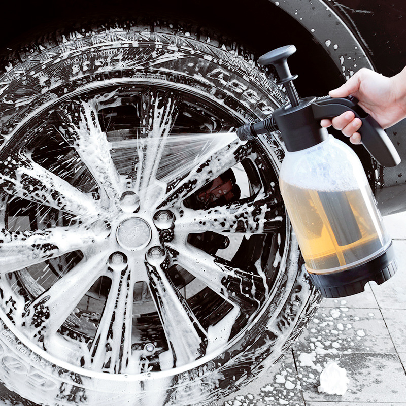 Car washing foam watering can 2L acid and alkali resistant household watering gardening air pressure sprayer manual air pressure bubble watering can