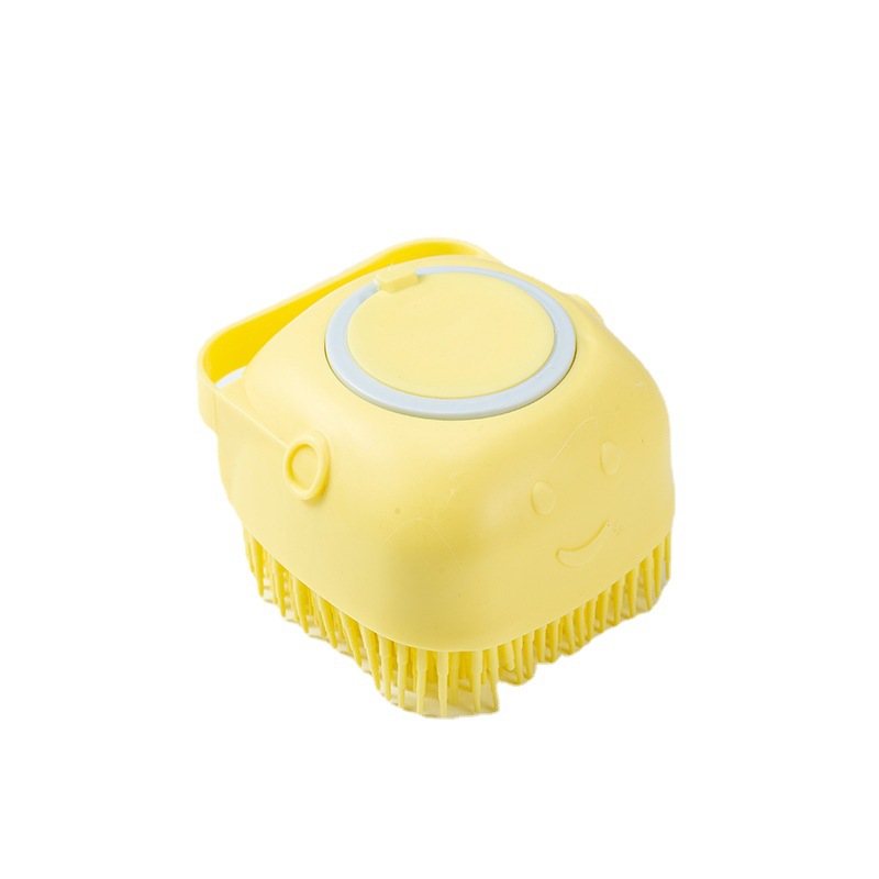 Pet Dog Bath Brush Cat Bath Special Brush Silicone Massage Brush Cleaning Artifact for Dog Rubbing Supplies