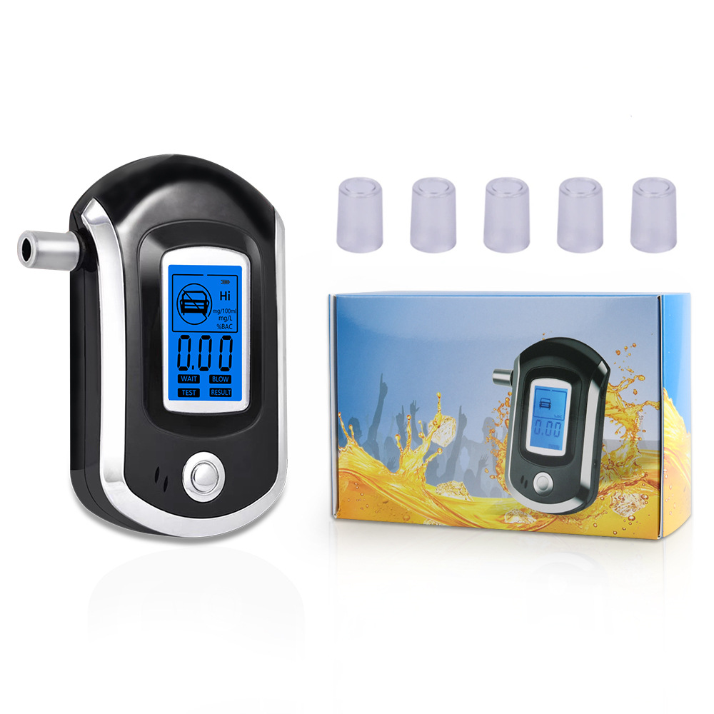 Factory direct AT6000 car alcohol tester portable alcohol tester blowing alcohol detector