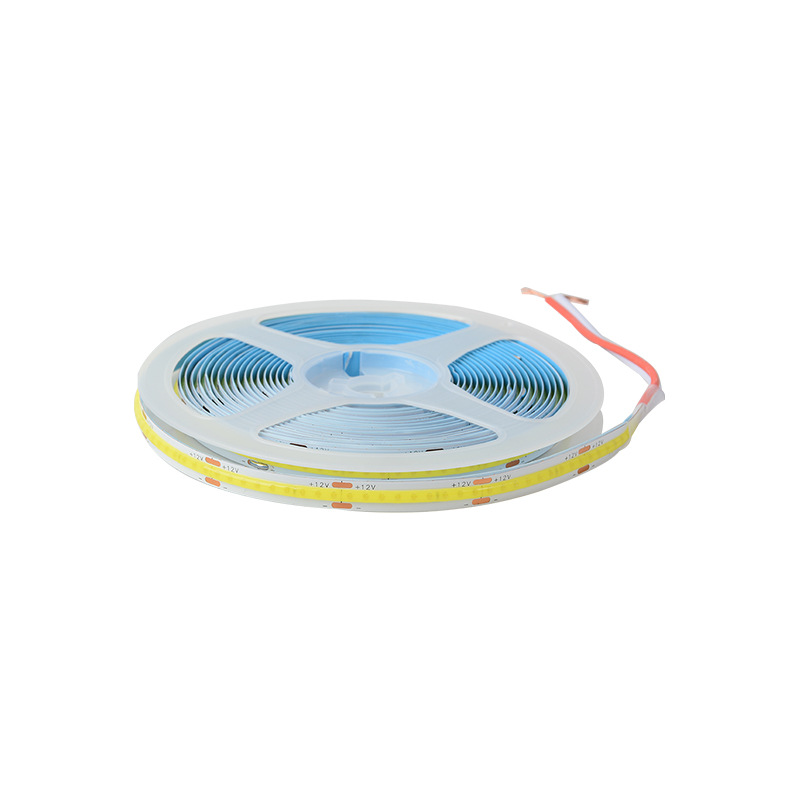 Low voltage 12V light strip cob non-strobe highlight high finger LED strip self-adhesive living room household 24v flexible soft light strip