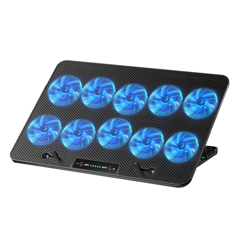 New 10 fan speed control laptop radiator laptop exhaust bracket e-sports game book cooling base