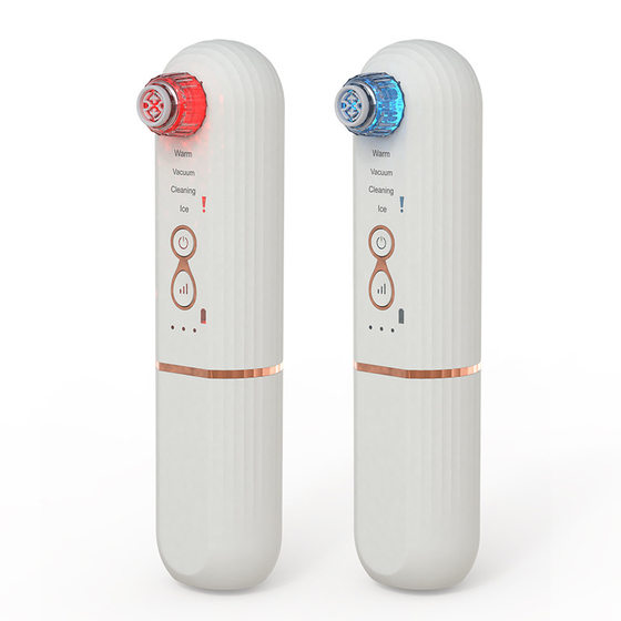 Water oxygen ice heat blackhead cleansing instrument small bubble cleaning instrument electric acne cleaning pore rejuvenation beauty instrument