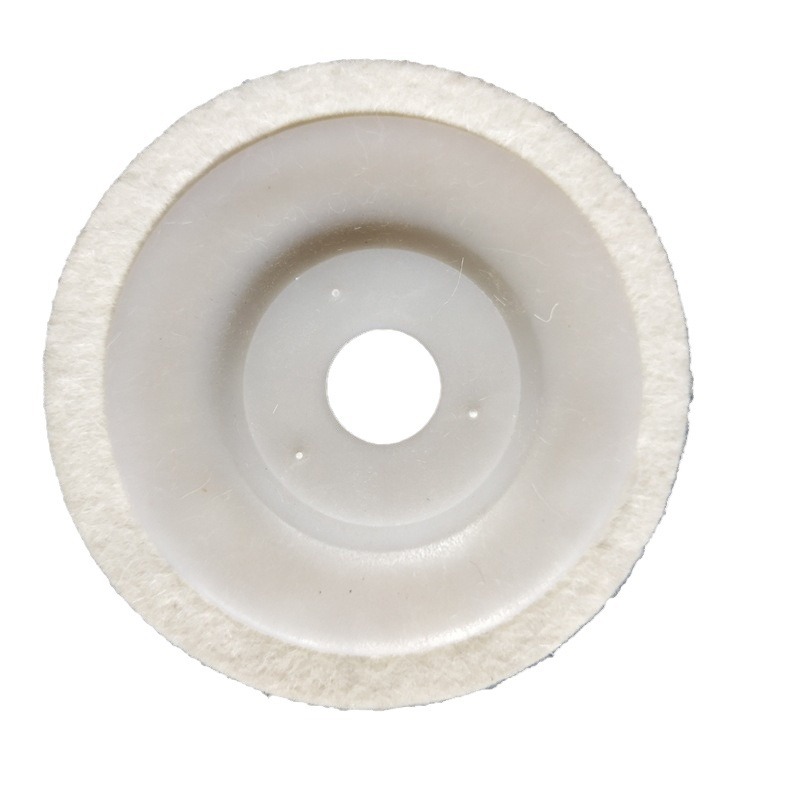4 inch angle wool wheel felt polishing wheel angle grinder with fine wool mirror polishing 100*8*16mm