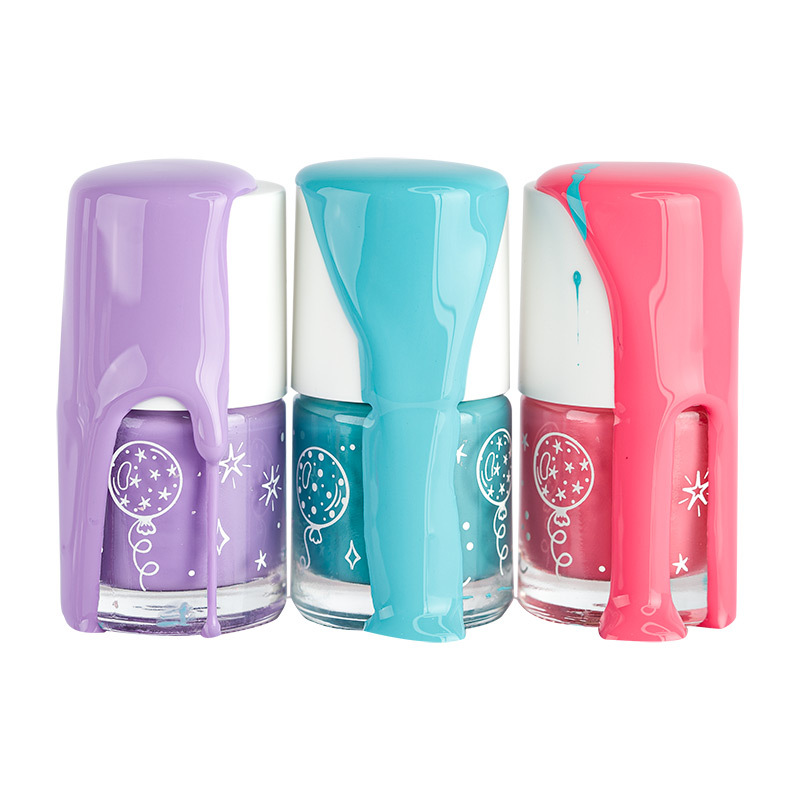 Xiaoxian children's water-based peelable tearable quick-drying nail polish baking-free water-soluble formula more than suit colors wholesale