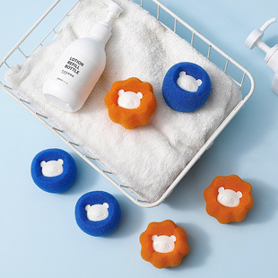 Washing Machine Sponge Cleaning Ball Sticky Hair Decontamination Laundry Anti-winding Sponge Laundry Ball Magic Decontamination Cleaning Laundry Ball