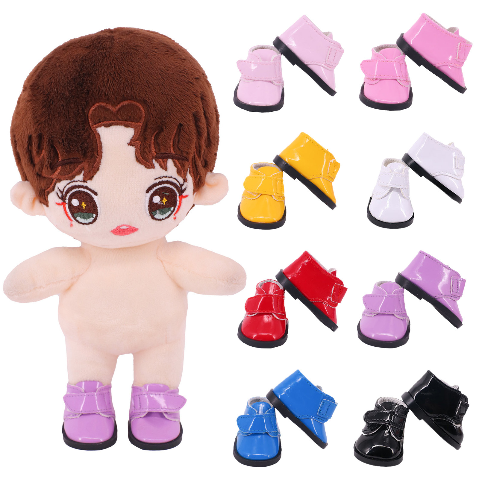 New 14 Inch American Girl Doll Accessories Shoes Paula Doll Shoes 20cm Cotton Doll Dress Up Shoes