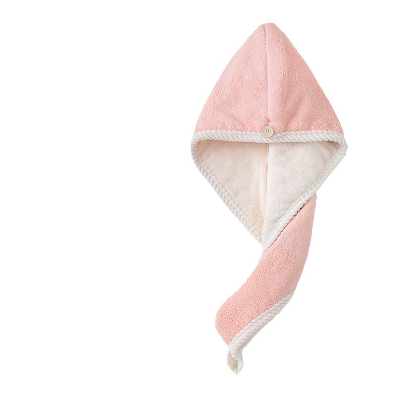 Double-layer thick hair drying cap for women absorbent quick-drying 2023 new style headscarf cleaning hair super strong lint-free shower cap