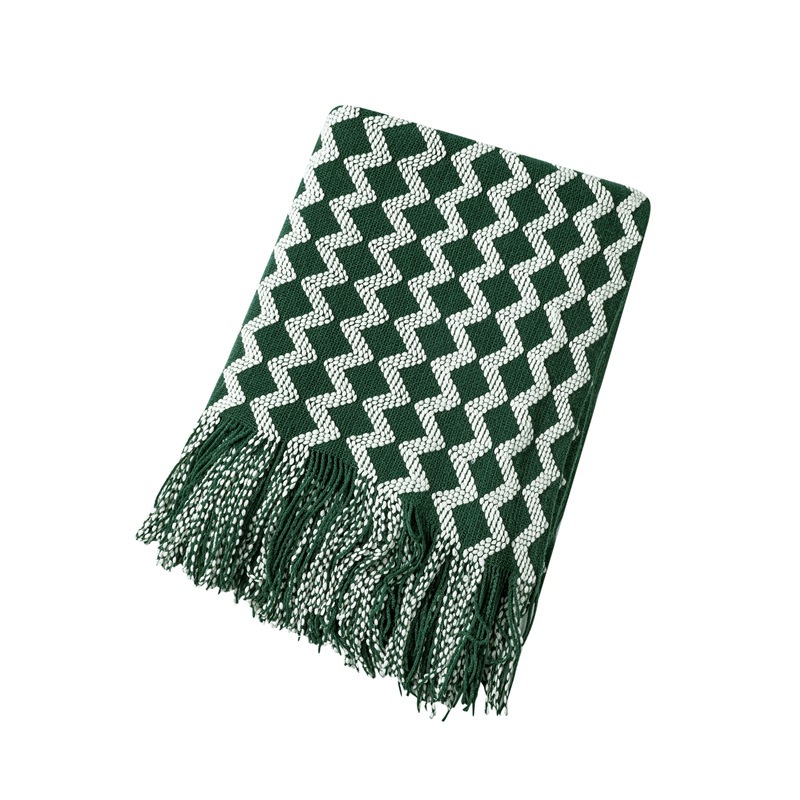 Knitted Blanket sofa blanket blanket bed towel blanket summer office air conditioning blanket nap blanket small blanket wholesale