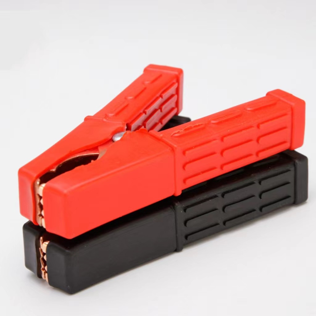 No. 6 all-inclusive battery clip black red 100A charger connection clip medium connecting line current fish clip