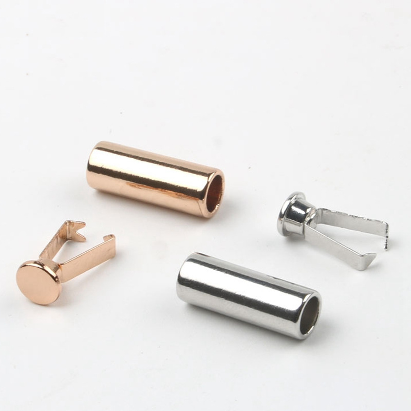 In stock supply metal clip Bell coat down jacket clothing accessories rope buckle stop rope buckle elastic adjustable button