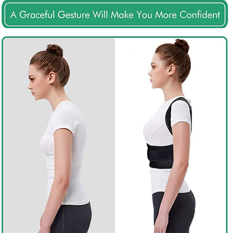 Adult back correction belt humpback correction belt shoulder correction fixed belt with support plate humpback correction belt