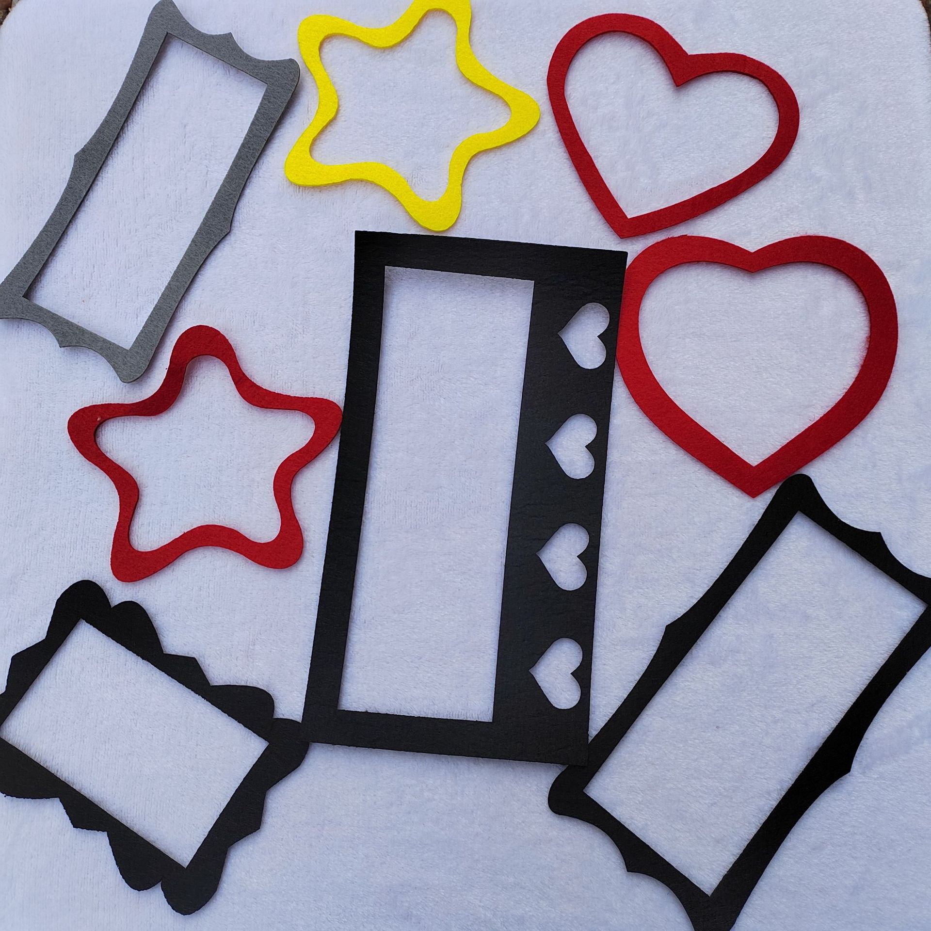 Creative Felt Frame Baby Month Digital Creative Frame Photography Props Milestone Blanket Photo Background Photo Frame