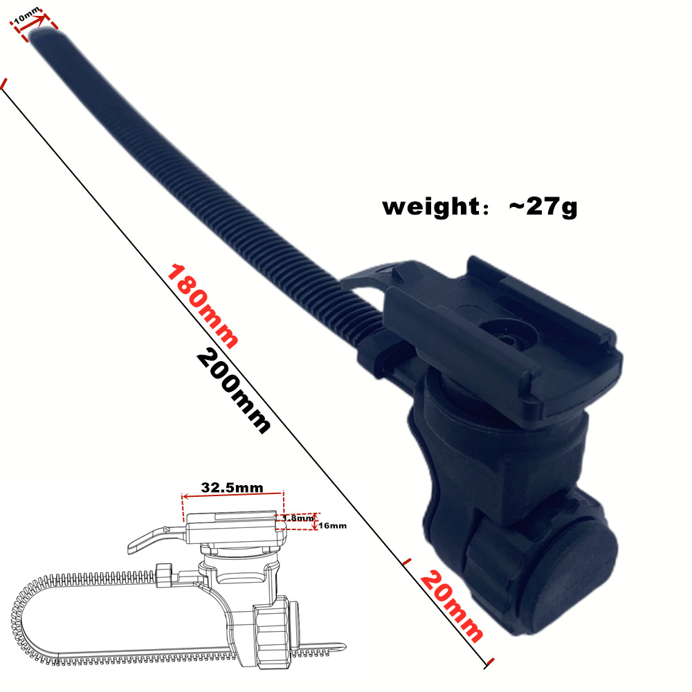 Bicycle front lamp holder flashlight holder for Blackbird ROCKBROS Locke YQ200/RHL400 lamp buckle accessories