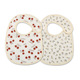 G9 cherry floral 2 gauze waterproof bib