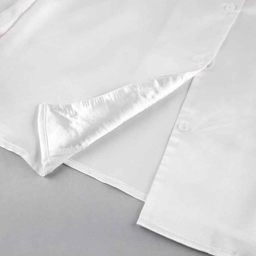 Φθινόπωρο 2024 Ευρωπαϊκές και Αμερικανικές Πιτζάμες από Μεταξωτό Πάγο Μόδα Πουκάμισο με Φτερά Στρουθοκαμήλου Παντελόνι Χαλαρά Δύο Τεμαχίων Ρούχα Σπιτιού από Φτερά για Γυναίκες_voghion.com