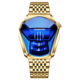 Steel Belt-full gold-blue surface