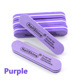 NailShine-9 * 2 straight round sponge file-purple