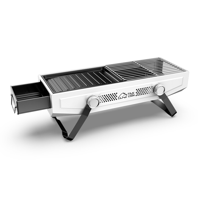 Outdoor Barbecue Grill Barbecue Stove Household Barbecue Smokeless Tools Supplies Barbecue Stove Barbecue Stove Barbecue Stove Thickened