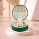 Classical green-Lisi velvet-round; storage box