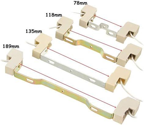 R7S lamp holder ceramic double-ended tube lamp holder accessories solar lamp holder metal halide lamp iodine tungsten lamp tube lamp holder high temperature resistant