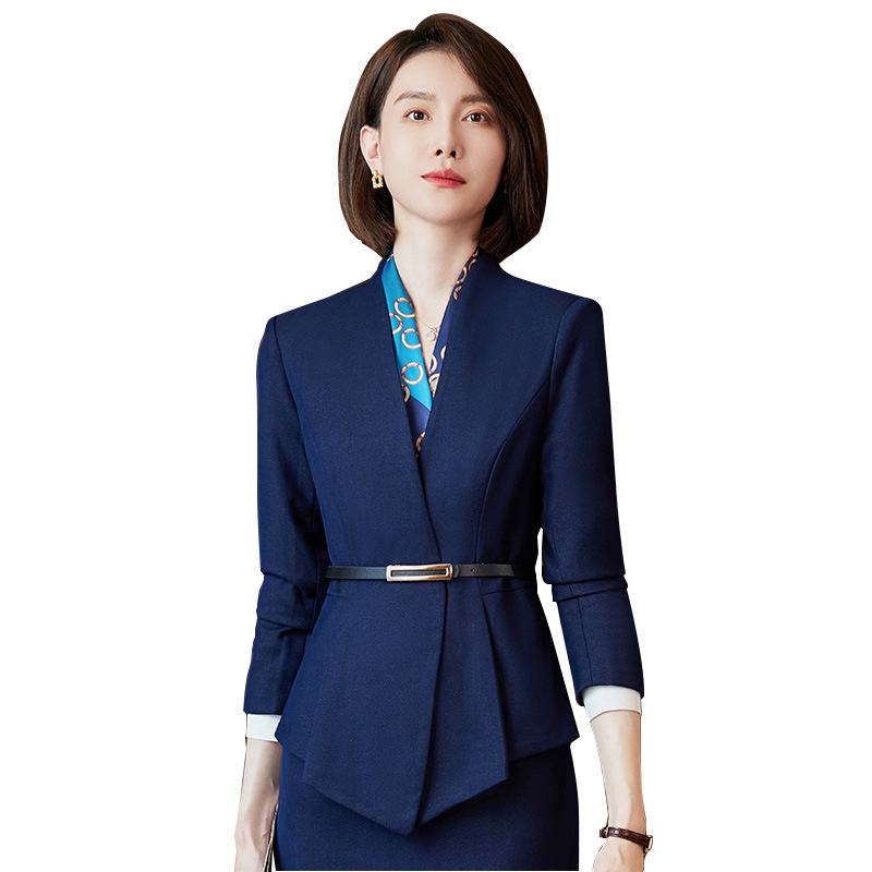 2023 New Busalong Women's Long Sleeve Professional Suit Pants Formal Suit Interview Sales Work Clothes 8023