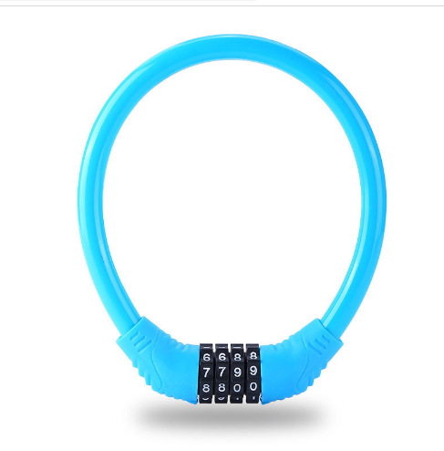 Mountain bike lock anti-theft portable electric battery motorcycle password lock fixed bicycle ring lock