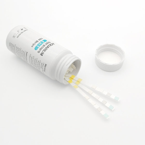 Aquarium fish tank water 6 in 1 test paper neutral packaging 100 spot Amazon hot aquarium test strip
