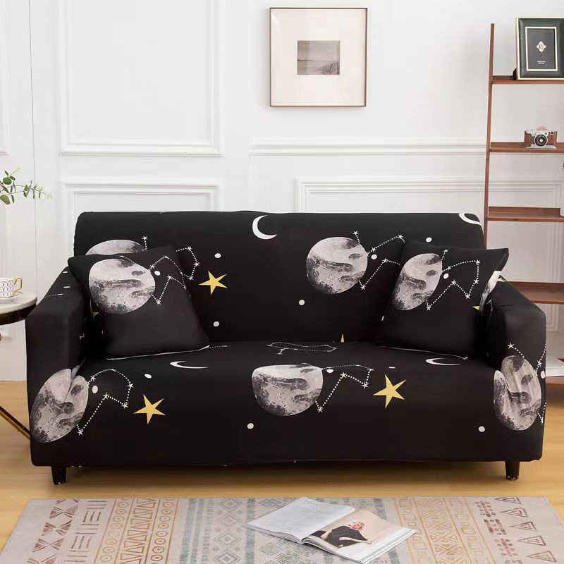 Sofa Cover All-in-One Four Seasons Universal Anti-Slip Dustproof Fabric Sofa Cover with Ins Style Elastic Sofa Blanket