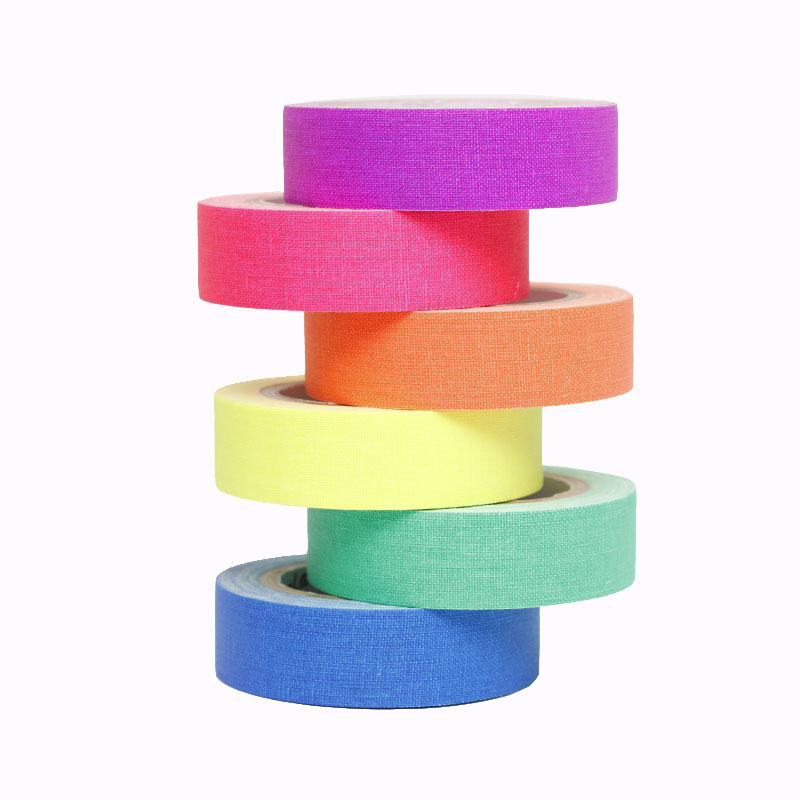 UV fluorescent cloth tape luminous luminous violet light electric film and television stage performance props easy to tear matte warning sticker