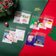 Cross-border hot selling Amazon Christmas ziplock bag self-adhesive cookie cow biscuit candy bag plastic bag