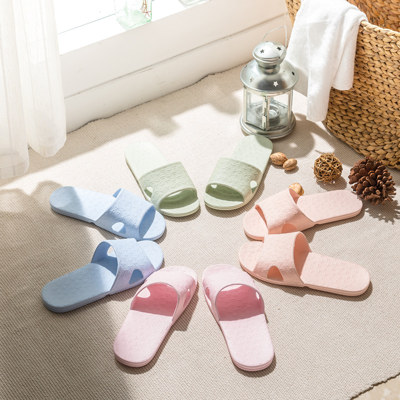 Custom Spring and Summer Portable Folding Travel Plane Bathroom Couple Hotel Bath Slippers Send Sneak Bag