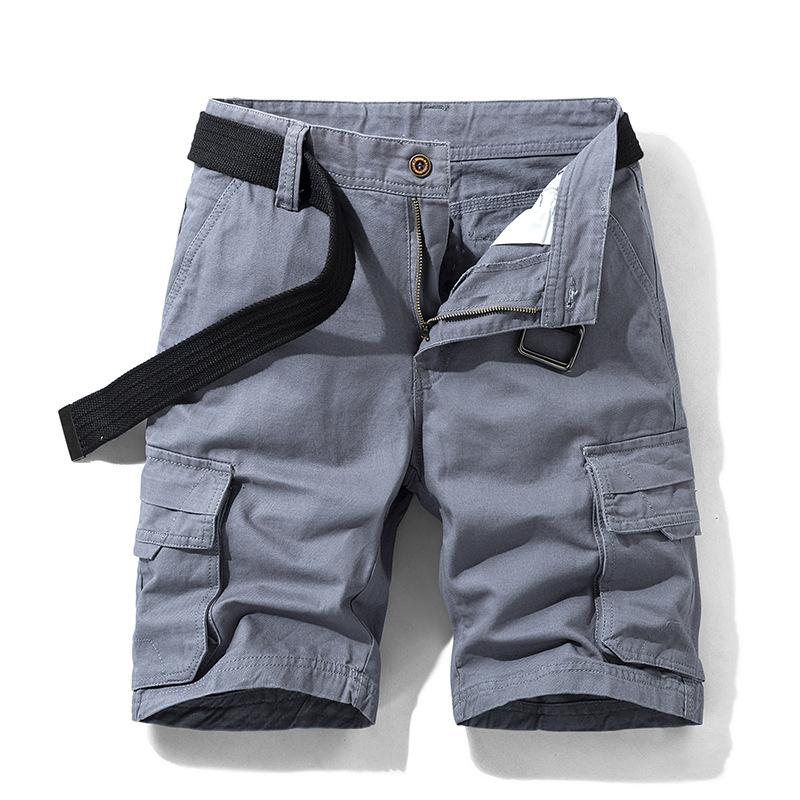 2023 Summer New Men's Japanese Crock Pants Multi-Pocket ins Hong Kong Style Student Trendy Street Fashion Pants