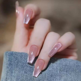 Crystal small bulb cat eye wear nail beauty smoothie nail patch detachable nails White finished product wholesale
