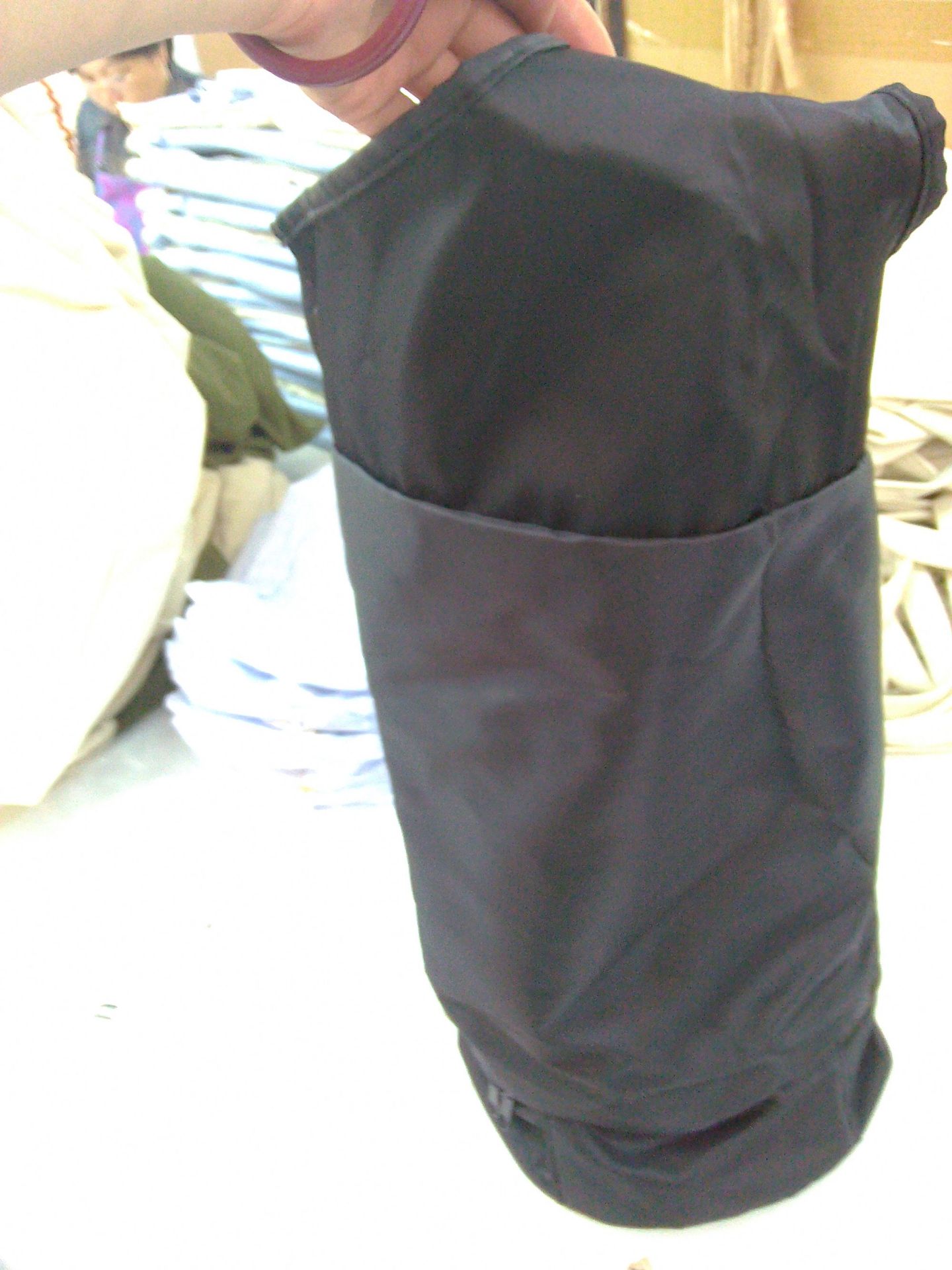 Borsa per tappetino yoga, borsa lunga con apertura grande per tappetino yoga, tasca impermeabile e borsa per bottiglia d'acqua con coulisse_voghion.com