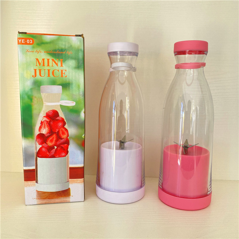 Electric juicer portable juice cup juice bottle household small rechargeable portable cup 6 leaf knife student juicer